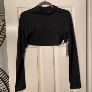 Black Cropped Shrug